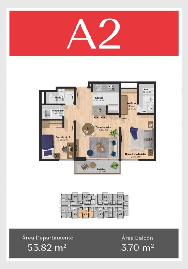 Departamento 2 dormitorios - Imagen 2